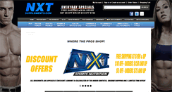 Desktop Screenshot of nxtsupplements.com